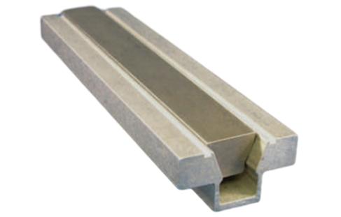 長條形軟爪式楔型塊夾持件