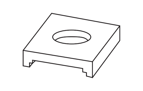 軟爪加工用鎖蓋板