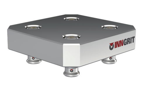 英貴爾 INN02243 52 單定位板(4穴Pitch52)方(鋁)